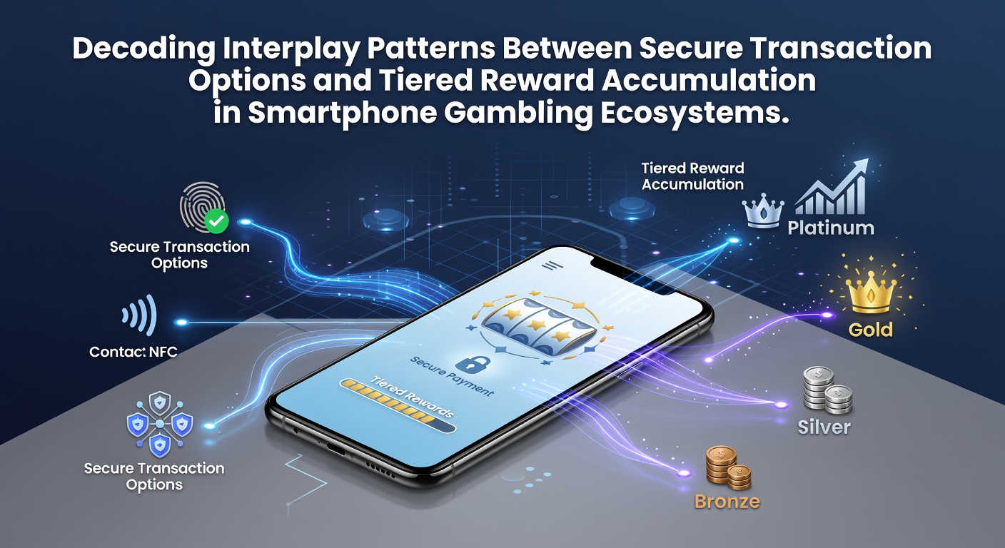 Smartphone screen displaying casino app interface with payment and reward tier indicators