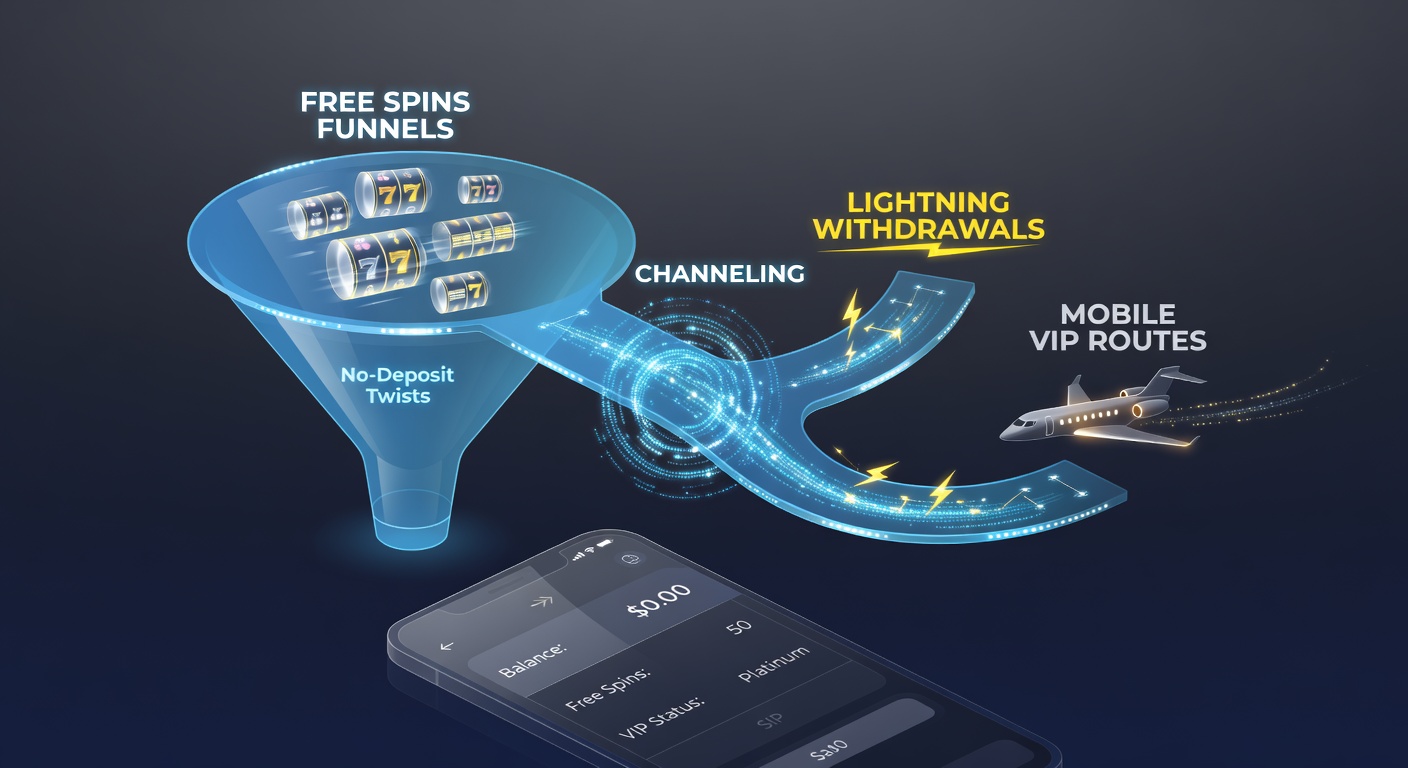 Mobile screen capture of VIP loyalty ladder with free spins converting to cashout lightning bolts