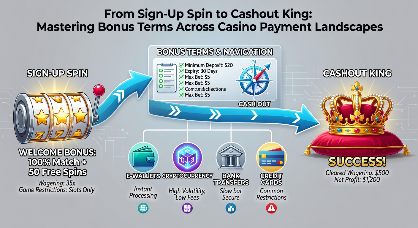 Global map overlay of casino payment flows, from bonus activation via e-wallets to swift international cashouts