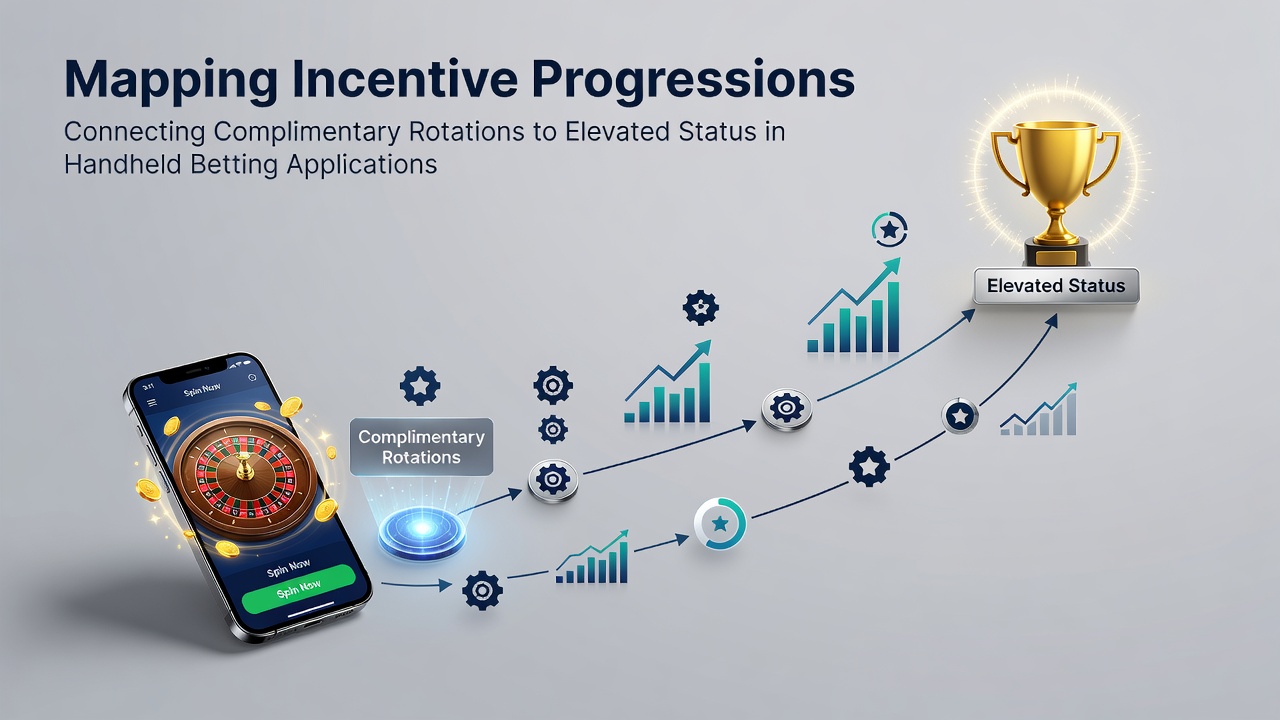 Diagram showing progression from free spins to VIP status in mobile casino apps