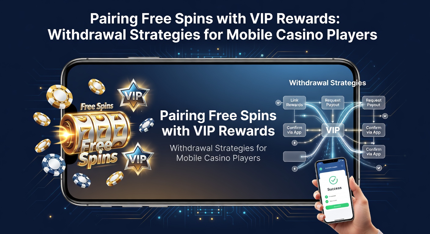 Mobile phone screen displaying a casino app with free spins offer and VIP tier badge glowing in gold