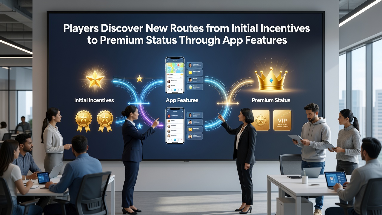 Dashboard view of loyalty tiers and bonus tracking in a casino mobile app