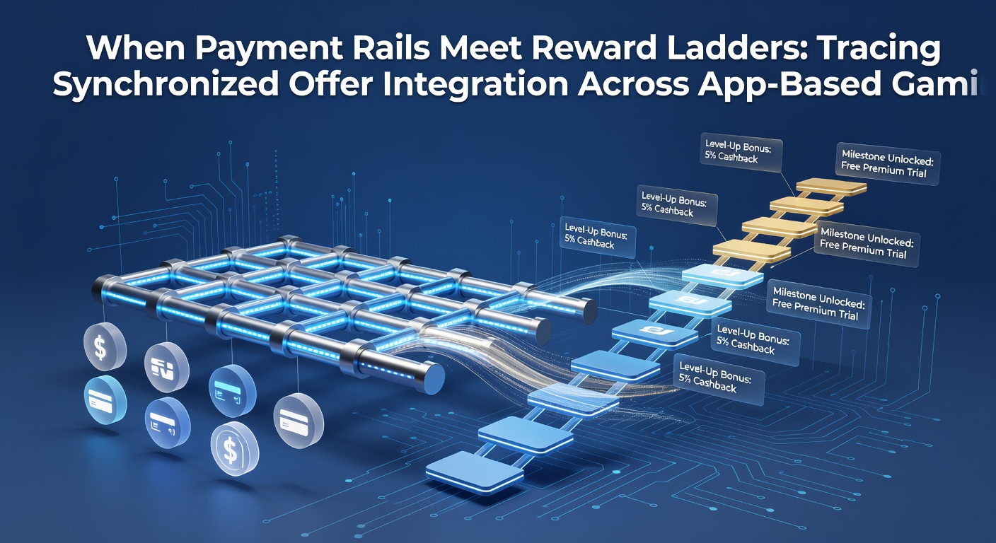 Flowchart of synchronized offer integration between mobile payments and loyalty rewards
